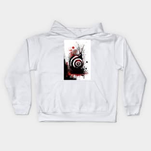 Snail Ink Painting Kids Hoodie